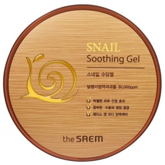 Гель для лица и тела с улиточным экстрактом The Saem Snail Soothing Gel