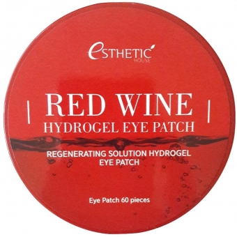 Гидрогелевые  патчи для глаз Esthetic House Red Wine Hygrogel Eyepatch