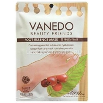 Маска для ног с фильтратом слизи улитки и мочевиной Vanedo Beauty Friends Foot Essence Mask