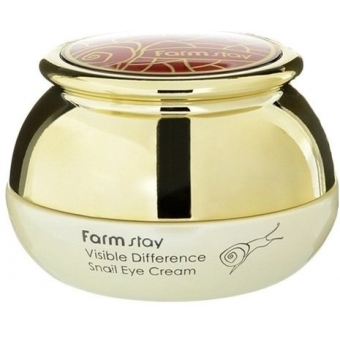 Крем для глаз с улиткой FarmStay Visible Difference Snail Eye Cream