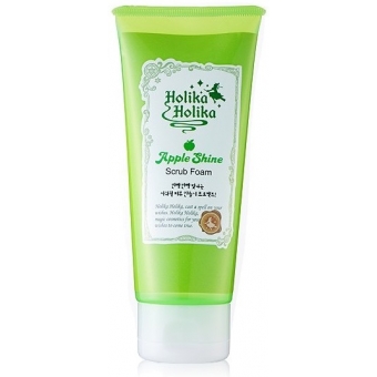 Пенка-скраб с экстрактом зеленых яблок Holika Holika Apple shine scrub  foam