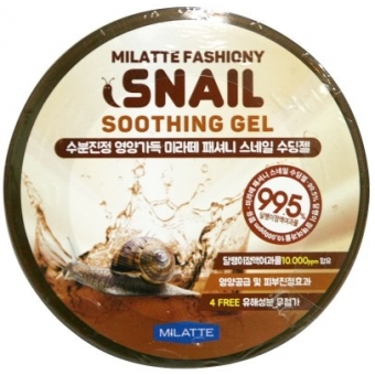 Многофункциональный гель с улиточной слизью Milatte Fashiony Snail Soothing Gel