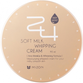 Увлажняющий крем Mizon 24 Soft Milk Whipping cream