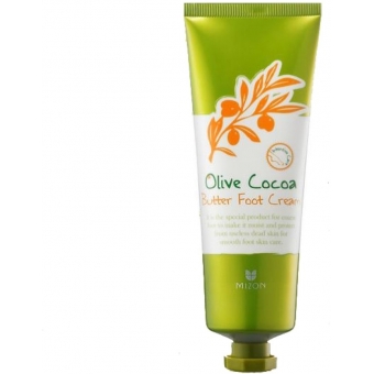 Питательный крем для ног Mizon Olive Cocoa Butter Foot Cream