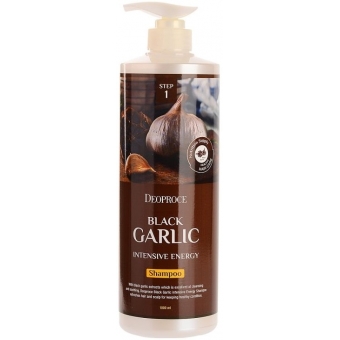 Шампунь на основе чеснока Deoproce Black Garlic Intensive Energy Shampoo