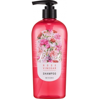 Увлажняющий шампунь Missha Natural Rose Vinegar Shampoo