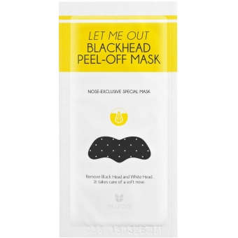 Стикер от черных точек Mizon Let Me Out Blackhead Peel-Off Mask