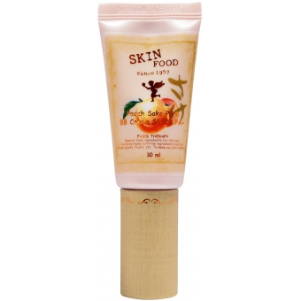 ББ крем с экстрактом персика Skinfood Peach Sake Pore BB Cream SPF20/PA+