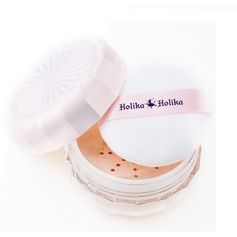 Рассыпчатая пудра для лица Holika Holika Baby Bloom Powder 01 (Light Beige)