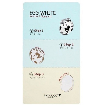 Очищающие патчи для носа Skinfood Egg White Perfect Nose Pack