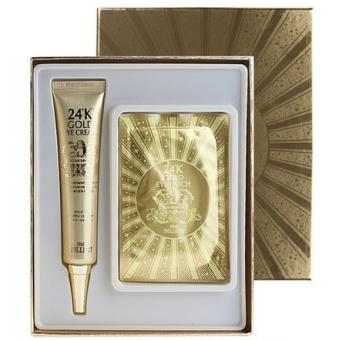 Набор для ухода за кожей вокруг глаз Baviphat Urban Dollkiss Agamemnon 24K Gold Eye Cream Special Kit