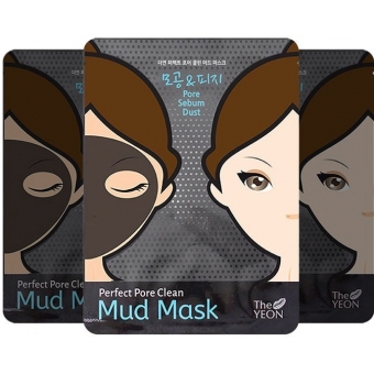 Набор грязевых масок для очищения пор The Yeon Perfect Pore Clean Mud Mask