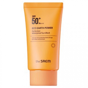 Водостойкий санскрин The Saem Eco Earth Power Perfection Waterproof Sun Block SPF50+ PA