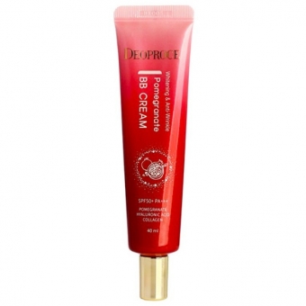 ББ-крем с экстрактом граната Deoproce Anti-Wrinkle And Whitening Pomegranate BB Cream SPF50+/PA+++