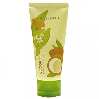 Крем для ног с маслом кокоса Nature Republic Foot And Nature Coconut Moisture Foot Cream