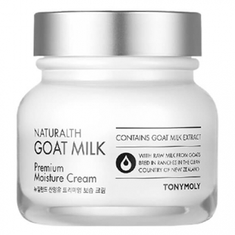 Антивозрастной крем на основе козьего молока Tony Moly Naturalth Goat Milk Premium Cream