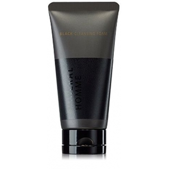 Увлажняющая пенка для умывания для мужчин The Saem Mineral Homme Black Cleansing Foam