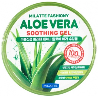 Гель с 100% соком алоэ Milatte Fashiony Aloe Vera Soothing Gel