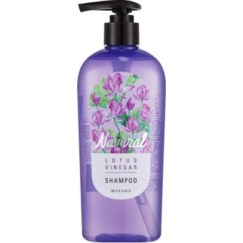 Восстанавливающий шампунь Missha Natural Lotus Vinegar Shampoo