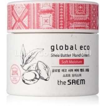 Крем смягчающий для рук The Saem Global Eco Shea Butter Soft Moisture Hand Cream