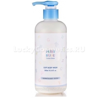 Мягкий очищающий гель для душа  Etude House Petit bijou cotton snow moisture body wash