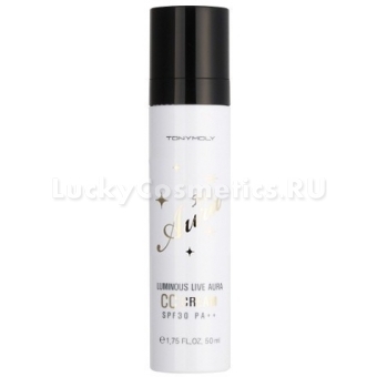 СС крем Tony Moly Luminous Live aura cc cream spf 30