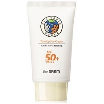 Тонизирующий солнцезащитный крем The Saem Eco Earth Power Tone Up Cream SPF 50+ PA+++