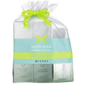 Увлажняющий набор для лица Missha Super Aqua Marine Stem Cell Value Set