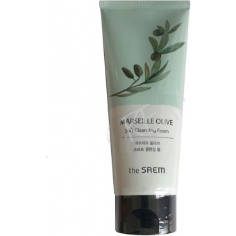 Многофункциональная пенка для умывания The Saem Marseille Olive Soft Cleansing Foam