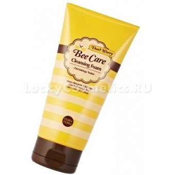 Очищающая пенка для проблемной и жирной кожи с прополисом Holika Holika Don'T Worry Bee-Care Anti-Trouble Cleansing Foam