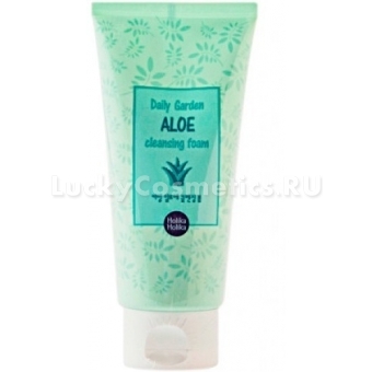 Пенка для умывания с алоэ Holika Holika Daily Garden cleansing foam Aloe