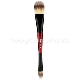 Двустороння кисть для макияжа Missha Foundation & Concealer Dual Brush