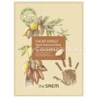 Маска для рук с экстрактом какао The Saem Cacao Jungle hand Treatment Mask