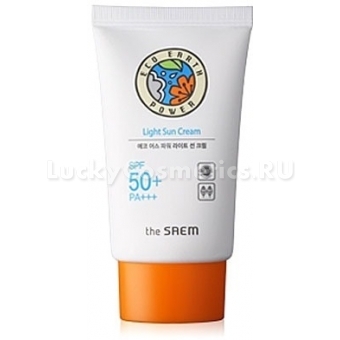 Санскрин с легкой текстурой The Saem Eco Earth Power Light Sun SPF50+ PA+