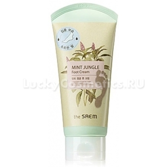 Мятный крем для ног The Saem Mint Jungle Foot Cream