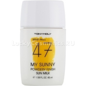 Солнцезащитный крем SPF47 Tony Moly My Sunny Powdery Finish Sun Milk SPF47