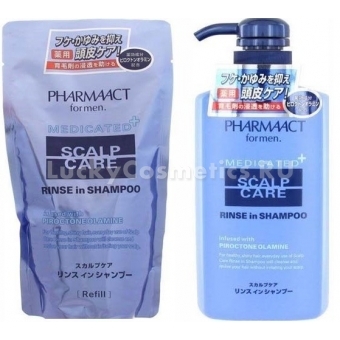 Шампунь 2 в 1 против перхоти для мужчин Kumano Cosmetics Pharmaact Scalp Care Rinse in Shampoo 