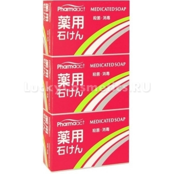 Мыло с триклозаном антибактериальное Kumano Cosmetics Pharmaact Medicated Soap