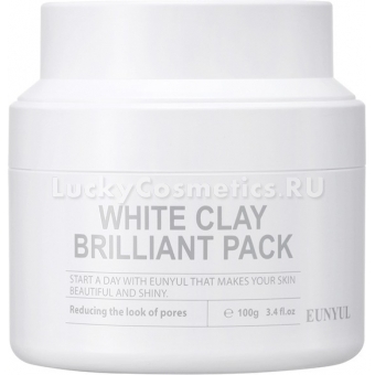 Маска для контроля расширенных пор Eunyul White Clay Brilliant Pack