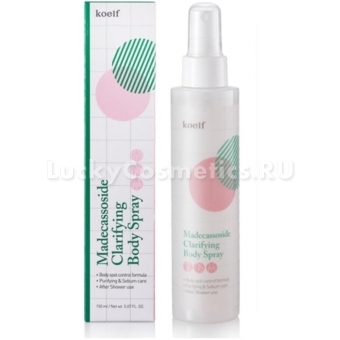 Спрей для проблемной кожи тела Koelf Madecassoside Clarifying Body Spray