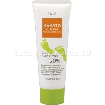 Крем для пяток с маслом Ши и мочевиной Deve Kakato Shea Butter Cream