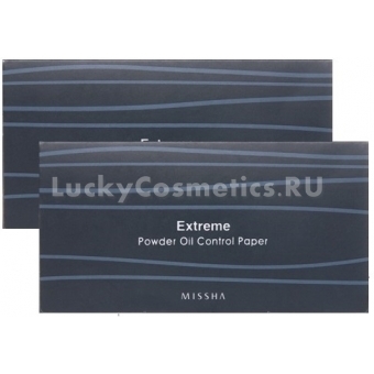 Матирующие салфетки Missha Extreme Powder Oil Control Paper