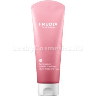 Антивозрастная питательная пенка-суфле с экстрактом граната Frudia Pomegranate Nutri-Moisturizing Sticky Cleansing Foam