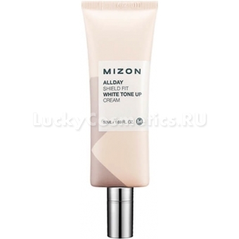 Отбеливающий увлажняющий крем для лица Mizon Allday Shield Fit White Tone Up Cream