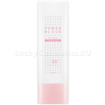 Солнцезащитная база под макияж A'Pieu Power Block Tone Up Sun Base Pink SPF50+/PA++++