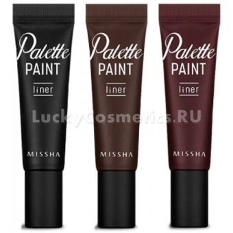 Водостойкая подводка для глаз с кистью Missha Palette Paint Liner