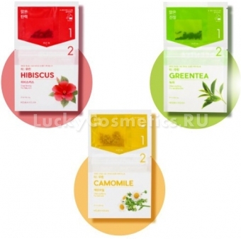 Тканевая маска с натуральными травами Holika Holika Instantly Brewing Tea Bag Mask