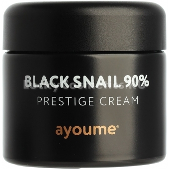 Крем для лица с улиточным муцином Ayoume 90% Black Snail Prestige Cream