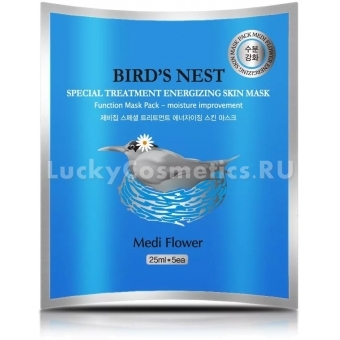 Тканевая маска с экстрактом птичьих гнёзд Medi Flower Special Treatment Energizing Mask Pack Bird’s Nest