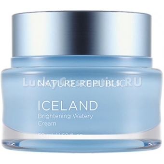 Увлажняющий гель-крем с ледниковой водой Nature Republic Iceland Brightening Watery Cream